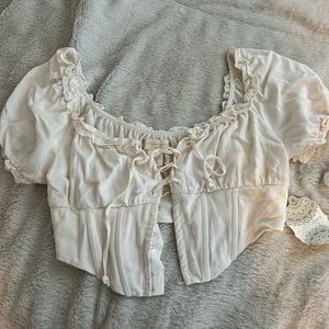 Altard state corset top NWT